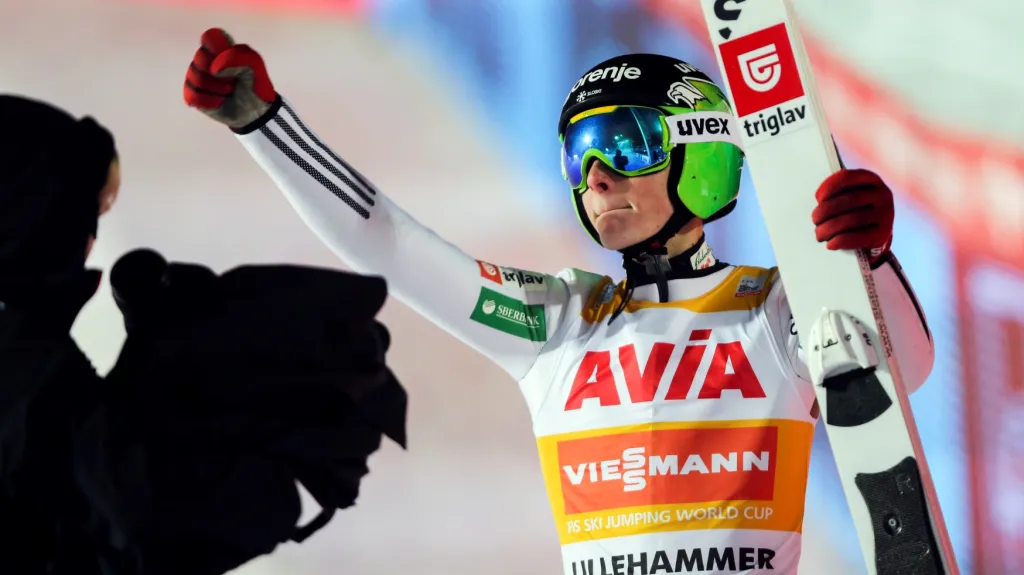 Slovinský skokan na lyžích Domen Prevc