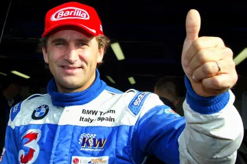 Alex Zanardi v Monze v roce 2003