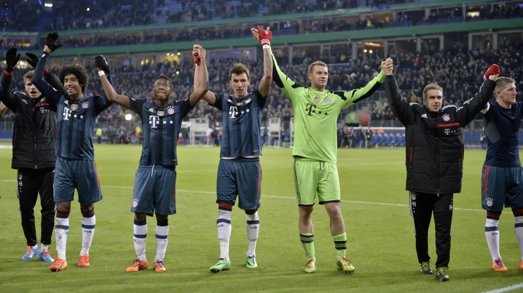 Oslavy hráčů Bayernu Mnichov
