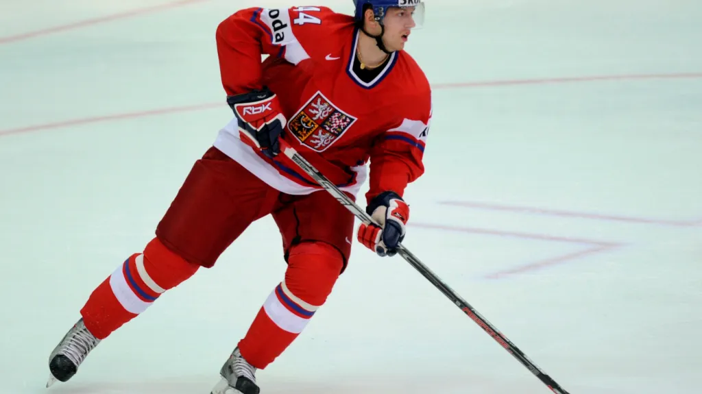 Miroslav Blaťák v reprezentačním dresu 