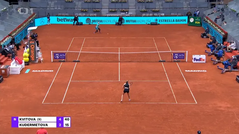 Kvitová je v Madridu ve čtvrtfinále