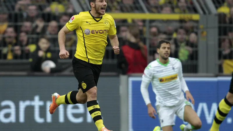 Radost Milana Jojiče v dresu Borussie Dortmund