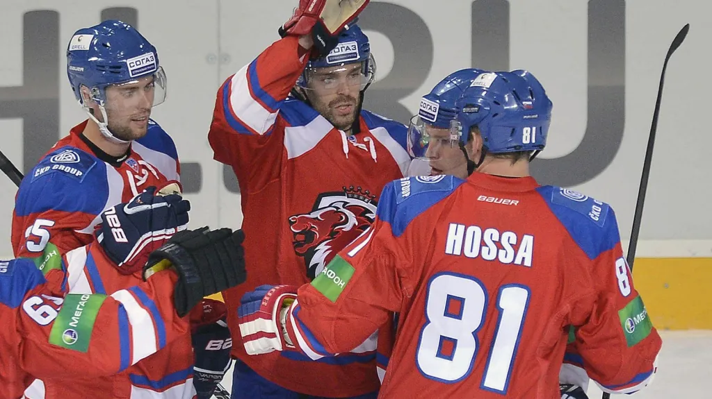 Radost hráčů Lva Praha