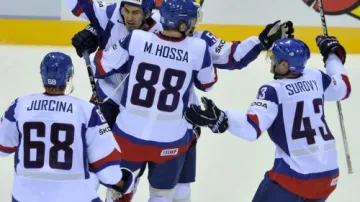 Radost slovenských hokejistů