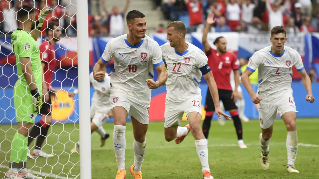 Patrik Schick srovnal s Gruzií na 1:1