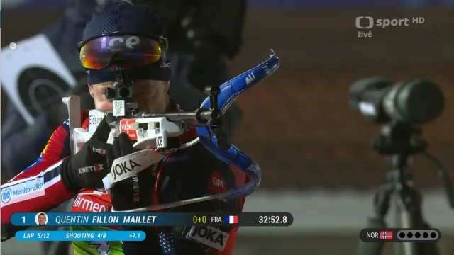 Sestřih štafety mužů na SP v biatlonu Kontiolahti