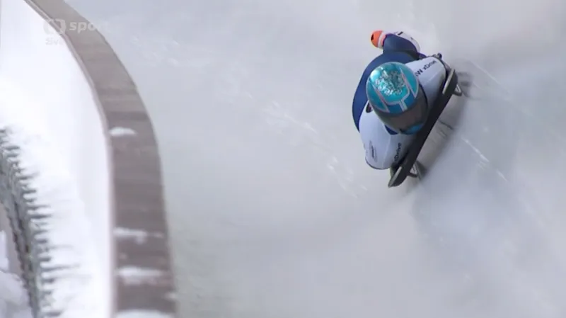 Závěrečná jízda Anny Fernstädtové na MS skeletonistů