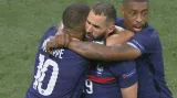 Gól v utkání Francie – Švýcarsko: Benzema - 1:1 (57. min.)