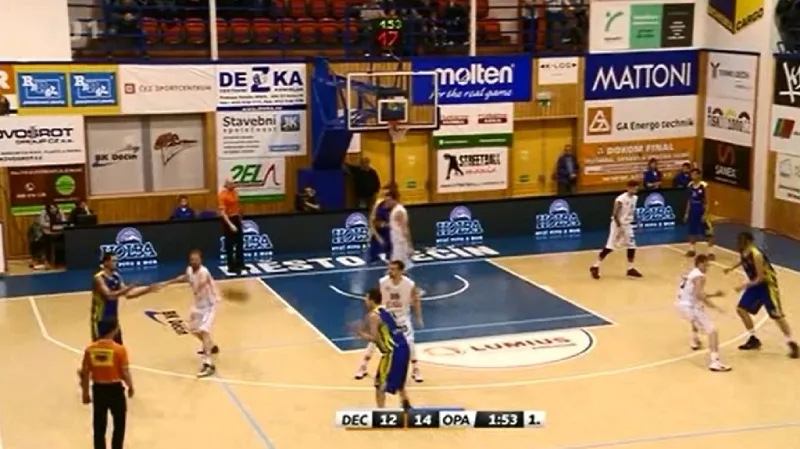 Sestřih utkání Děčín - Opava