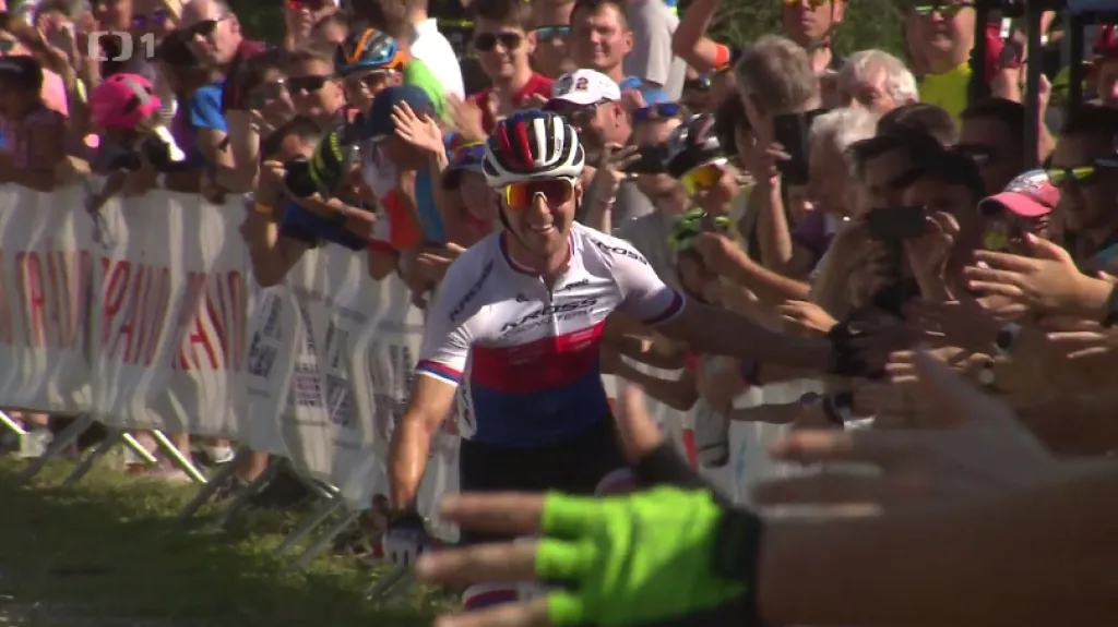 Úvodní závod ČP na horských kolech v Městě Touškově ovládl Cink