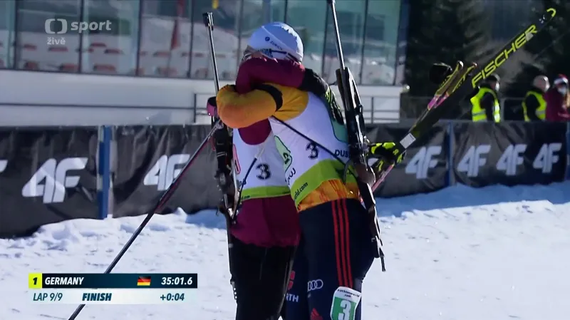 Sestřih závodu smíšených dvojic na ME