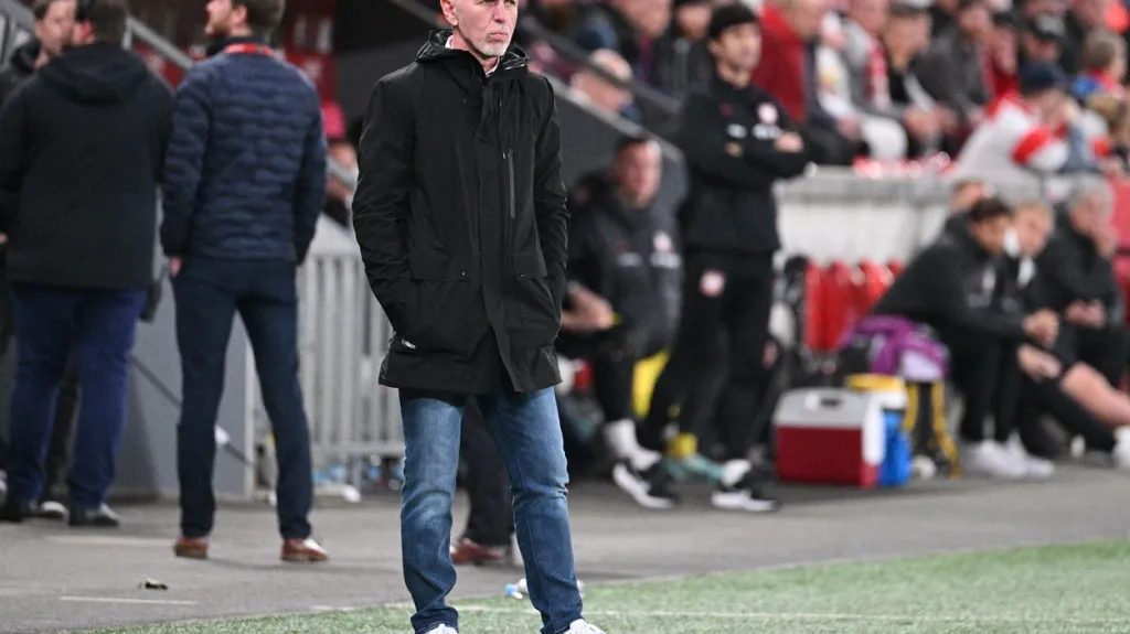 Trenér české fotbalové reprezentace Jaroslav Šilhavý