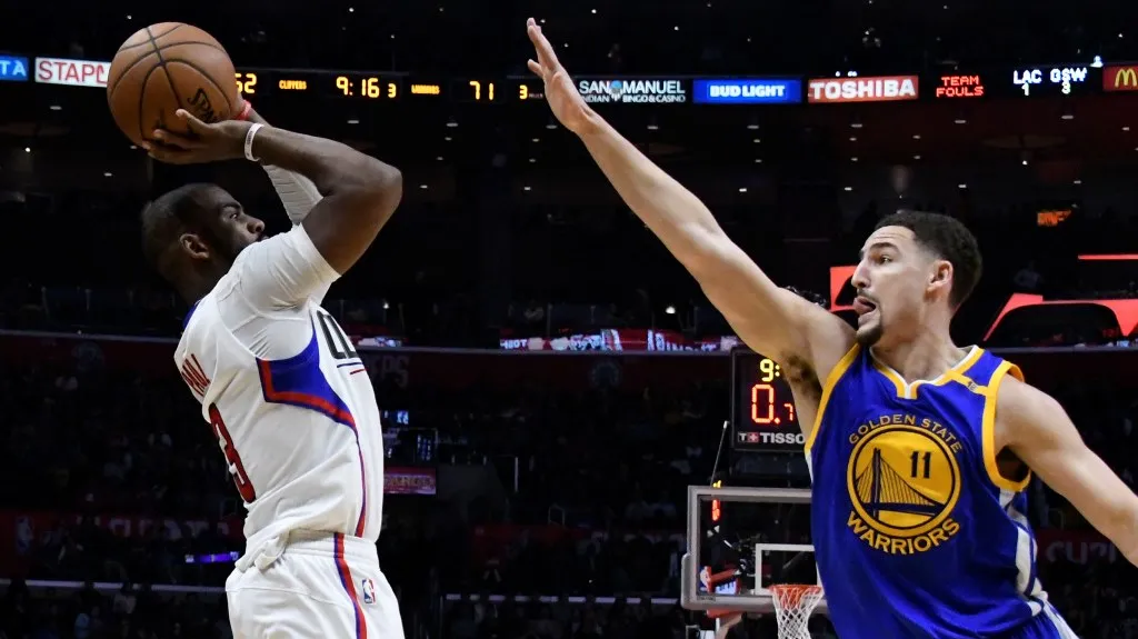 Klay Thompson v dresu Warriors