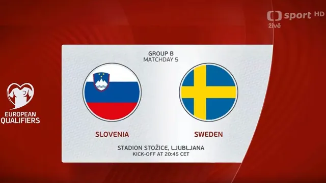 Sestřih utkání Slovinsko – Švédsko