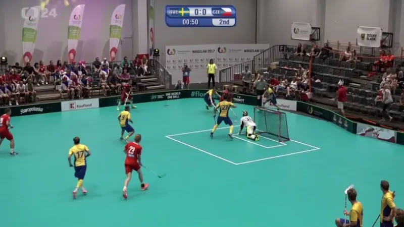 Florbalisté prohráli se Švédskem a čeká je boj o bronz