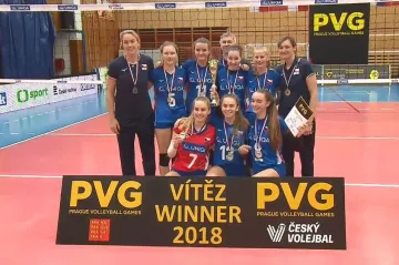 Finále Prague Volleyball Games ovládly české kadetky