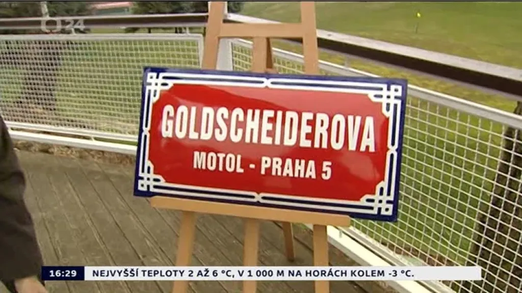Po guru českého golfu Goldscheiderovi byla pojmenována ulice