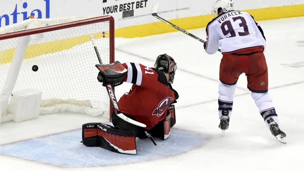 Jakub Voráček proměňuje samostatný nájezd