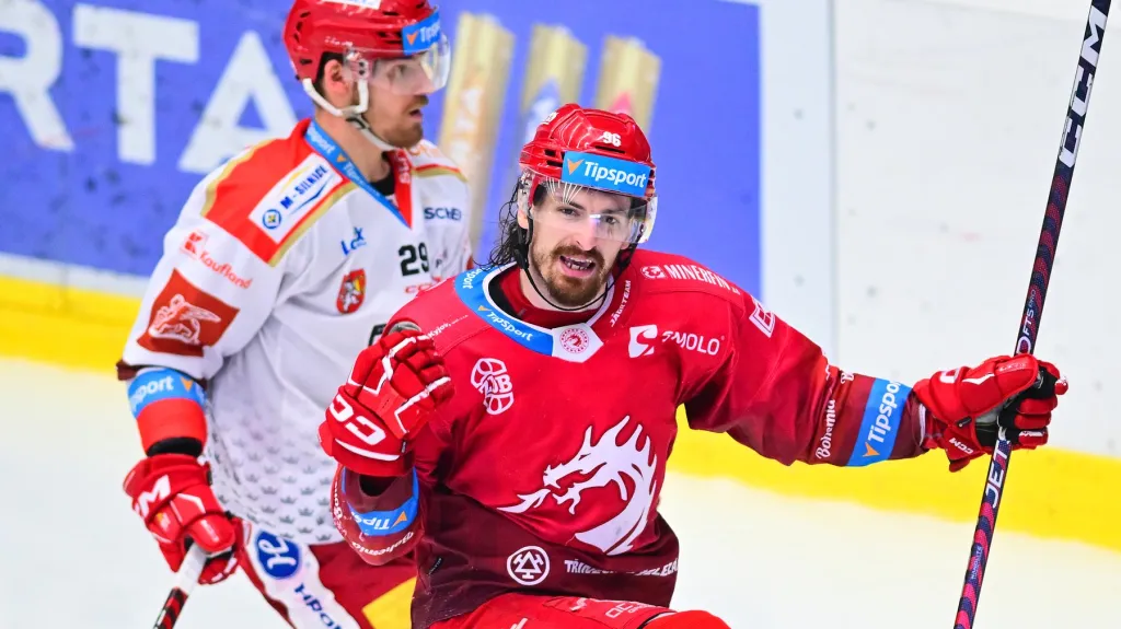 Daniel Voženílek se raduje z branky