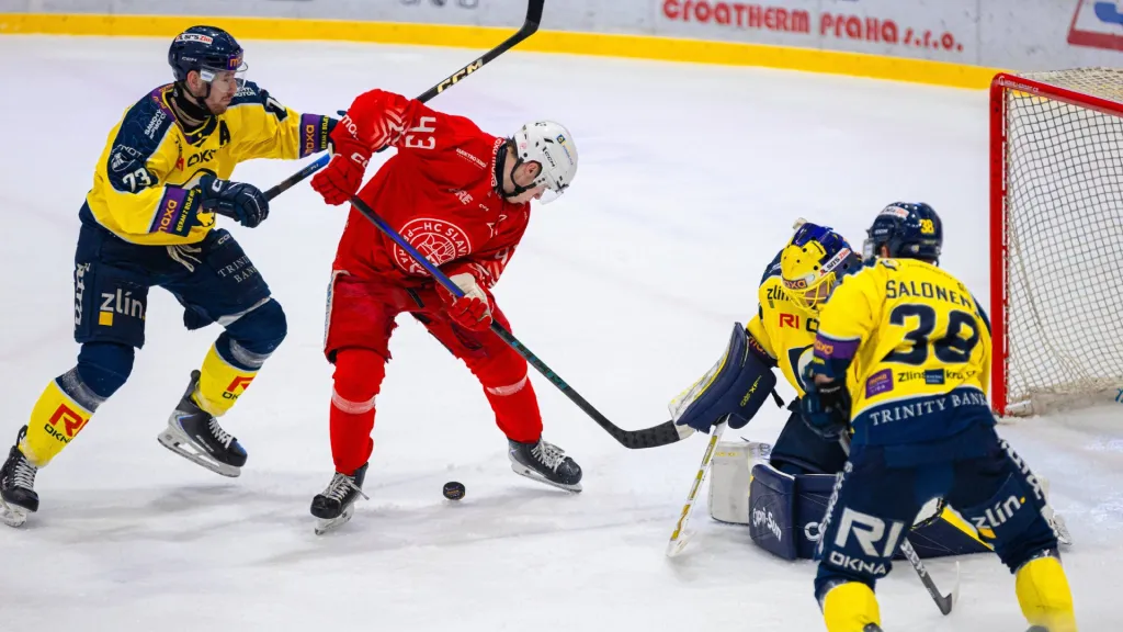 Utkání mezi pražskou Slavií a Zlínem