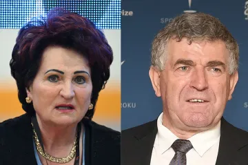 Helena Fibingerová a Imrich Bugár