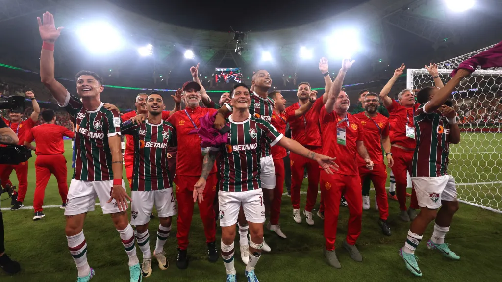 Fotbalisté Fluminense slaví postup do finále MS klubů