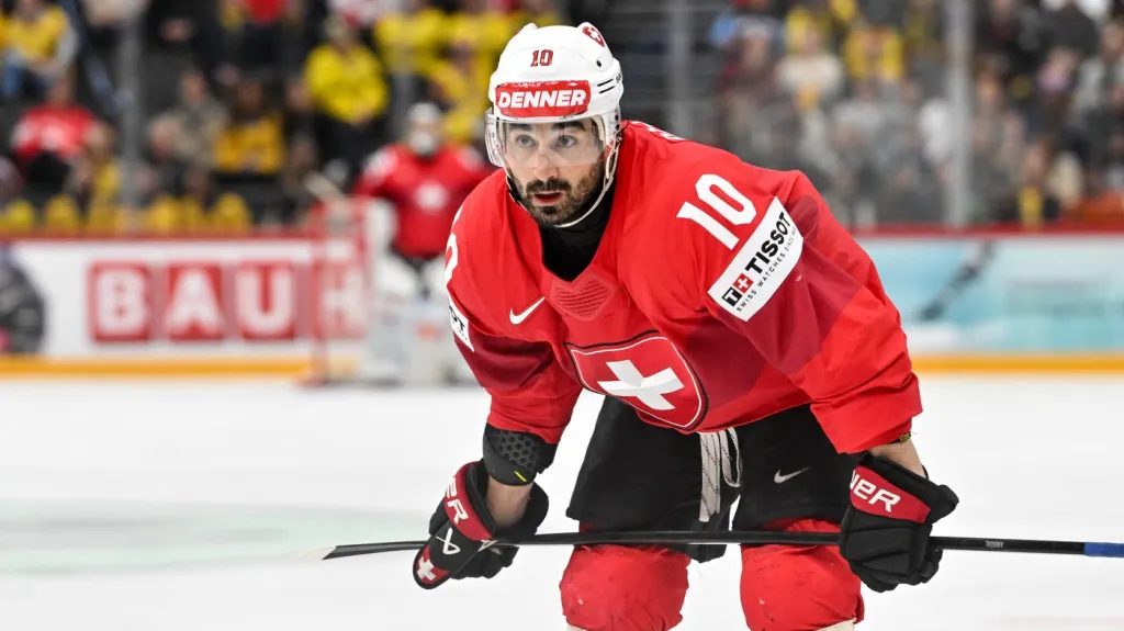 Švýcarský hokejista Andres Ambühl