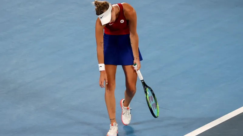 Zklamaná Markéta Vondroušová