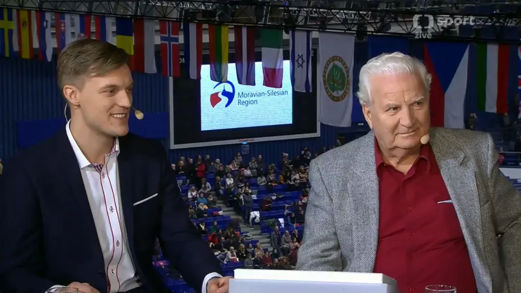 Mistři Evropy Divín a Verner ve Studiu ČT