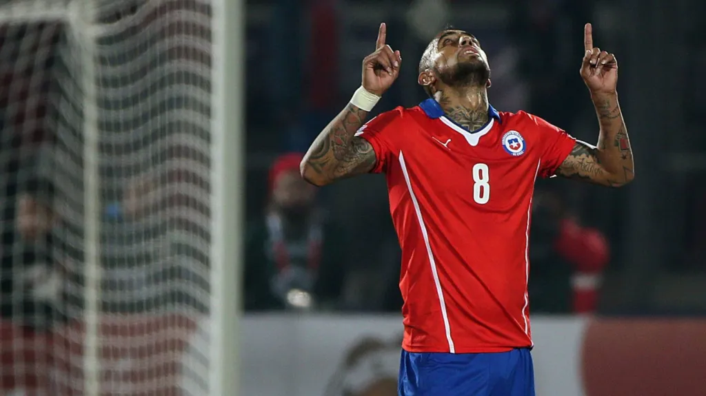 Arturo Vidal v dresu Chile