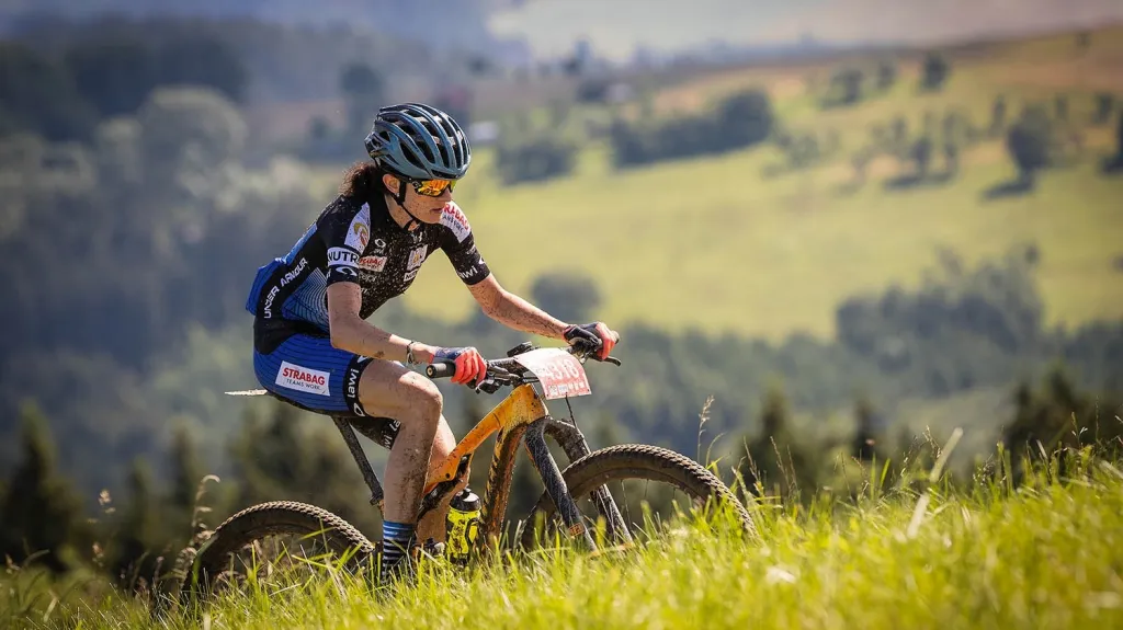 Martina Sáblíková na Bikemaratonu Drásal