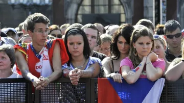 Pietní akt na Staroměstském náměstí v Praze