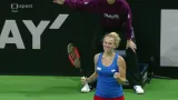 Závěrečný tie-break utkání Siniaková - Riskeová