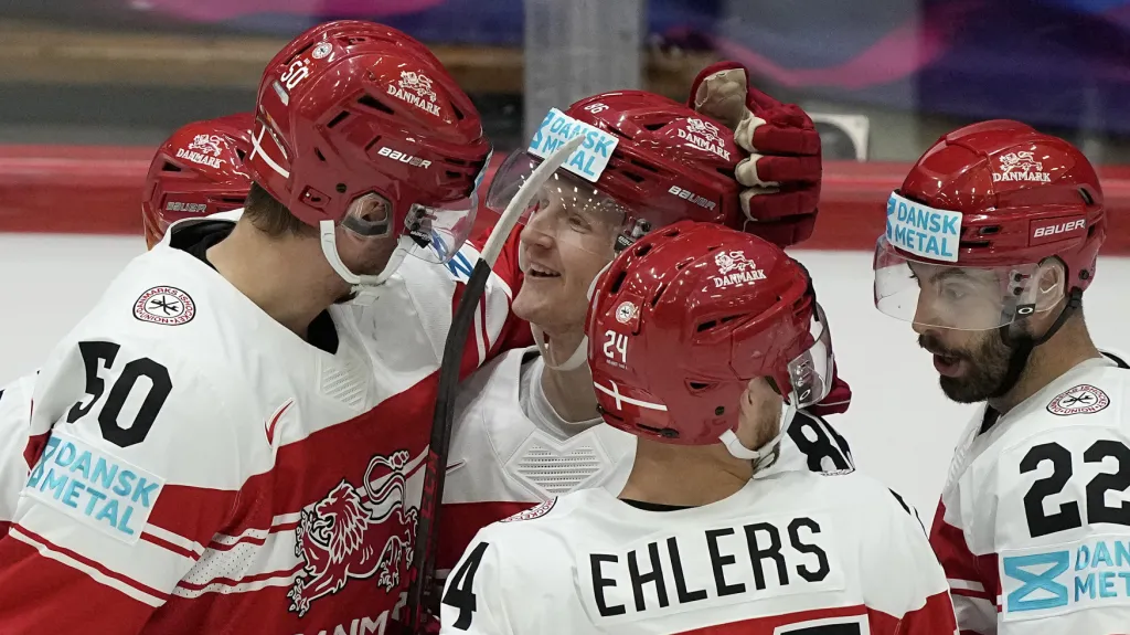 Dánská hokejová radost