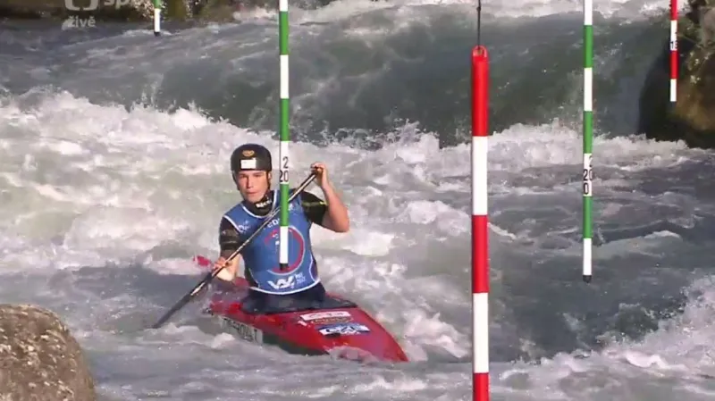 Stříbrná jízda kanoistky Fišerové na MS ve vodním slalomu
