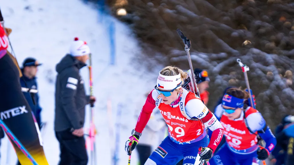 Tereza Voborníková ve stíhačce v Annecy