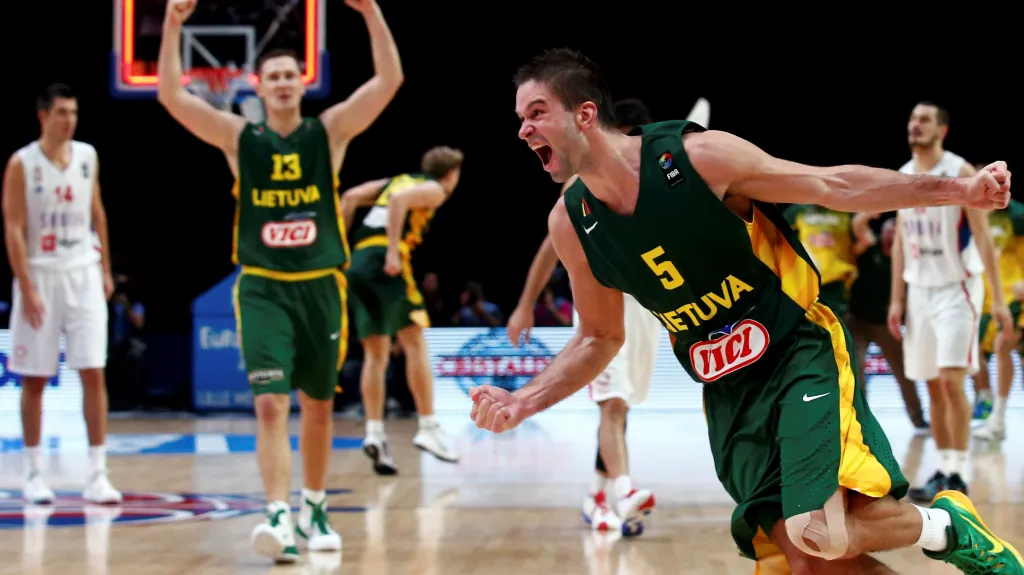 Euforie Litevců z postupu do finále mistrovství Evropy