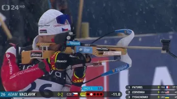 Adam Václavík obsadil ve sprintu na ME čtrnácté místo