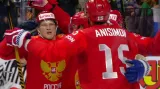 Gól v utkání Rusko - Kanada: Michejev - 1:2 (33. min.)