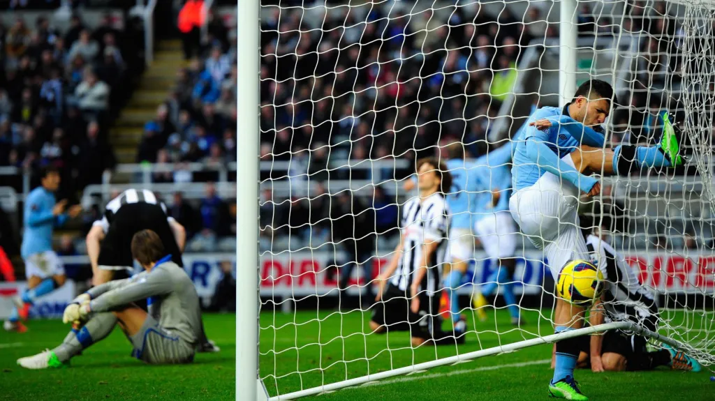 Manchester City slaví výhru nad Newcastlem
