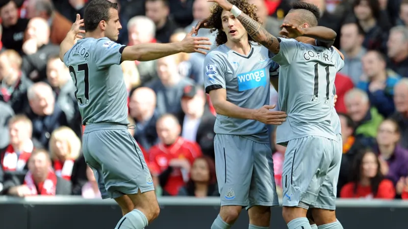 Slavící fotbalisté Newcastlu