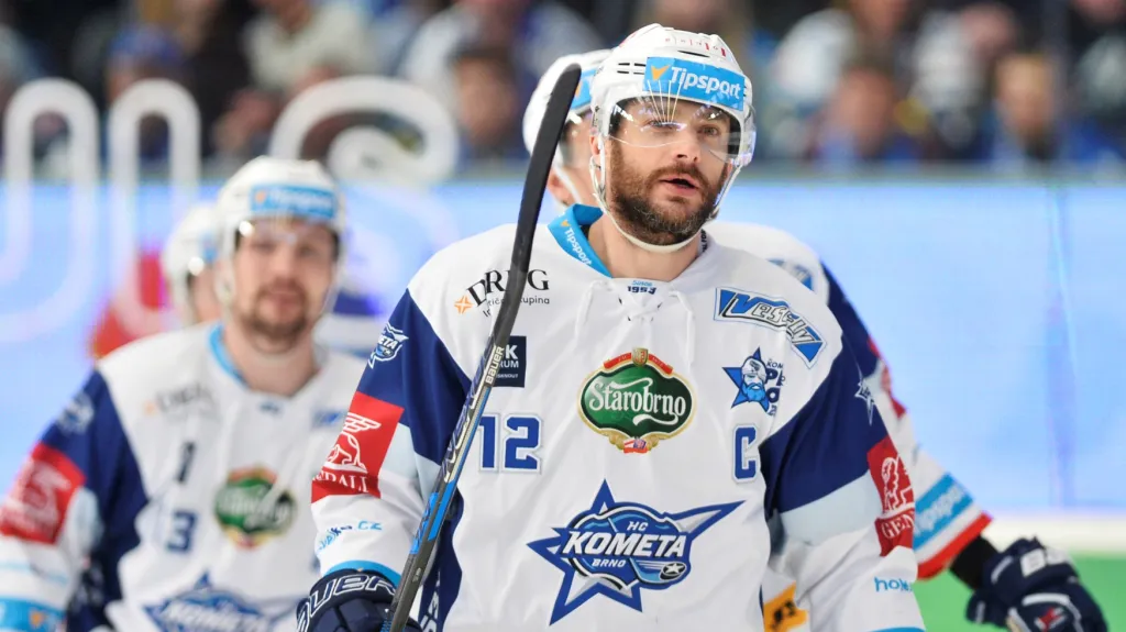 Leoš Čermák v dresu Komety Brno