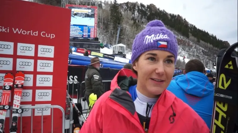 Ohlas Šárky Strachové po slalomu v Aspenu