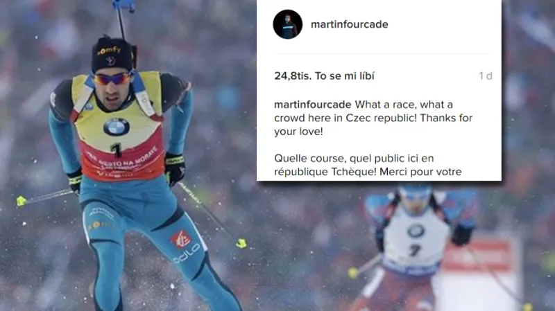 Atmosféru si pochvaloval i současný vládce světového biatlonu Martin Fourcade