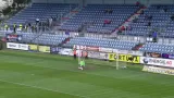 Gól v utkání Č. Budějovice - Olomouc: Petr- 0:2 (45.+1. min.)