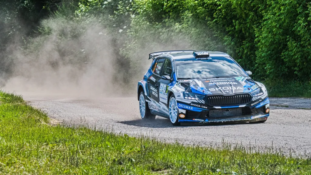 Adam Březík a Ondřej Krajča na 20. ročníku Agrotec Petronas Rally Hustopeče