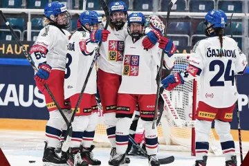 Radost českých hokejistek