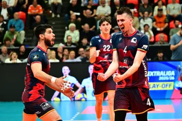 Radost volejbalistů Lvů Praha
