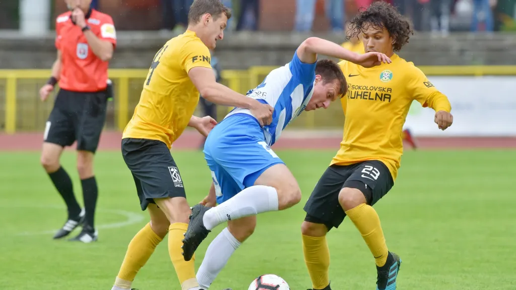 Lukáš Matějka v dresu druholigového Ústí nad Labem