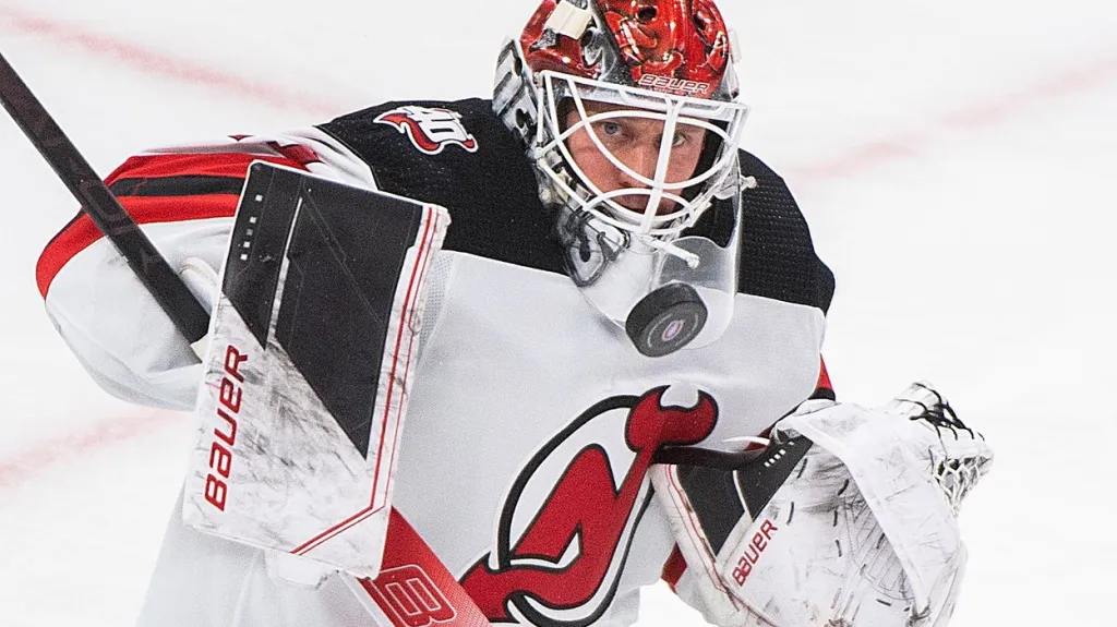 Vítek Vaněček v dresu New Jersey